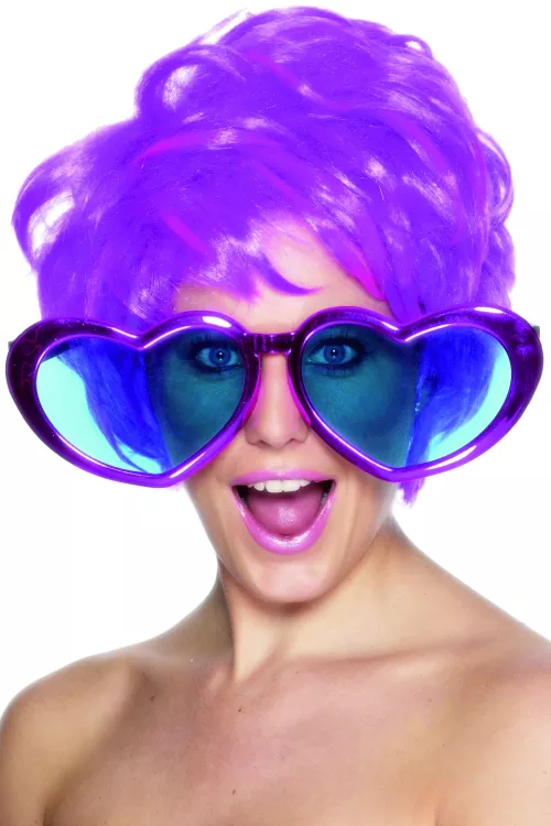 Photo du produit Lunettes géantes en coeur adulte