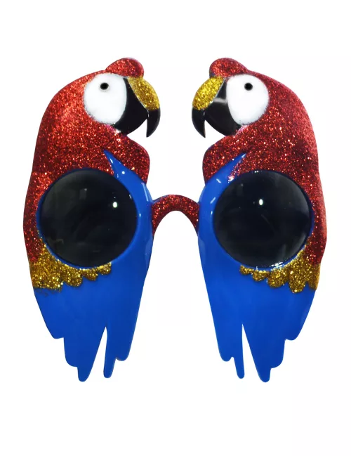Photo du produit Lunettes perroquet paillettées adulte