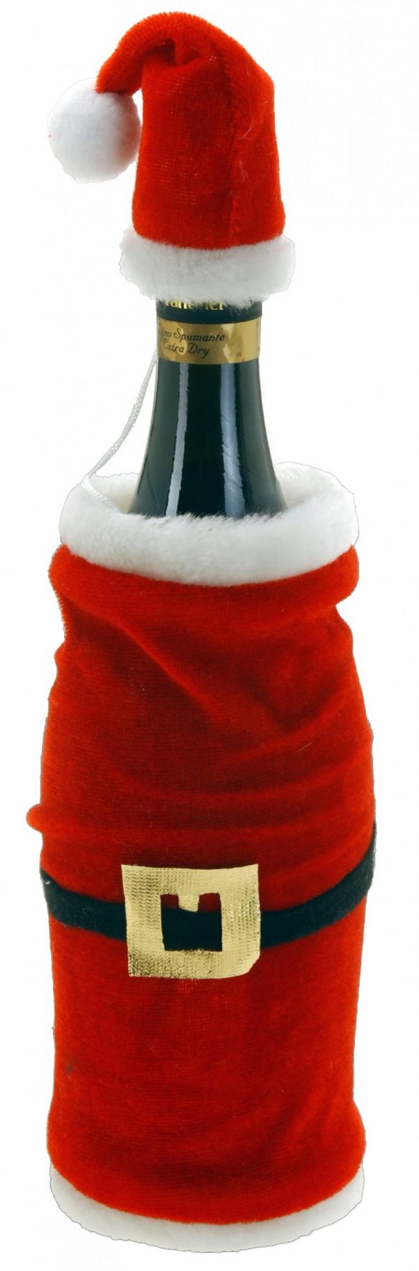 Photo du produit Manteau et bonnet de Noël pour bouteille