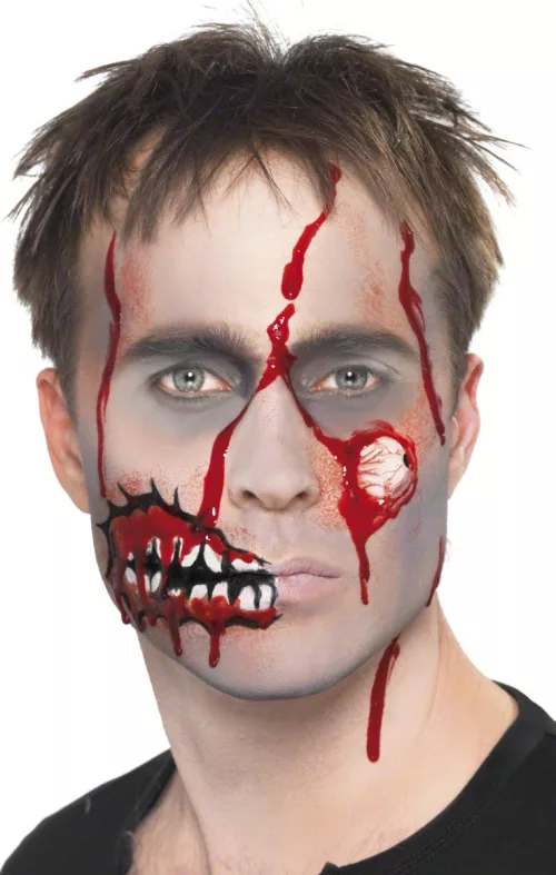 Photo du produit Kit maquillage zombie réaliste adulte Halloween