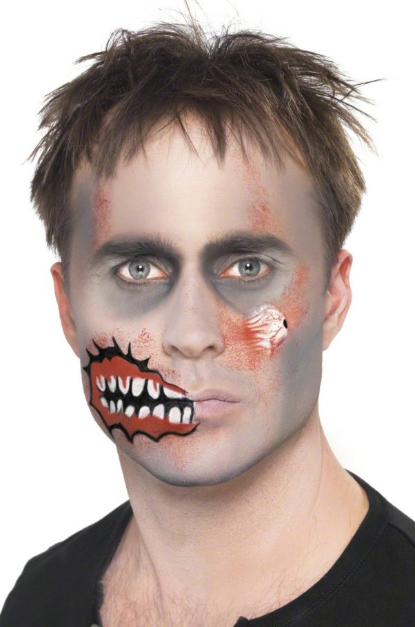 Photo du produit Kit maquillage zombie réaliste adulte Halloween