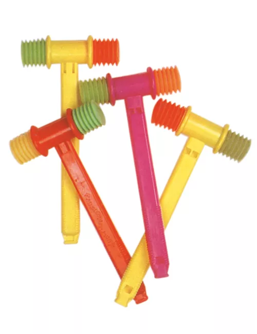Photo du produit Marteau couineur en plastique avec sifflet