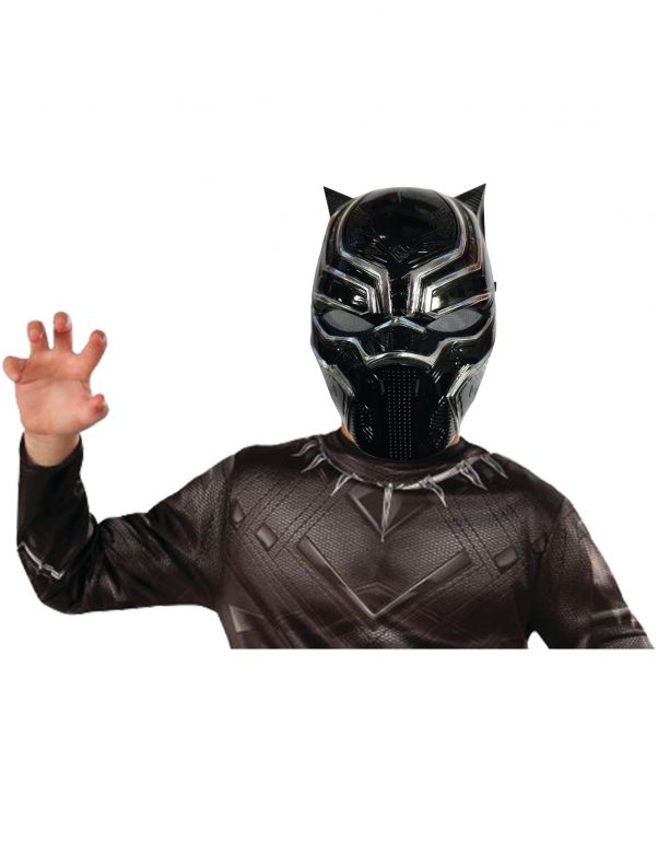 Photo du produit Demi-masque PVC Black Panther enfant