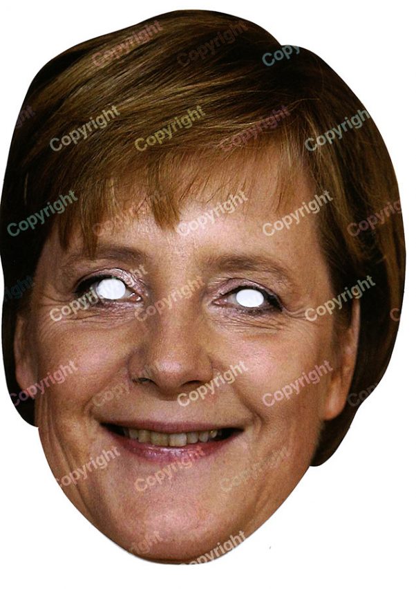 Photo du produit Masque carton Angela Merkel