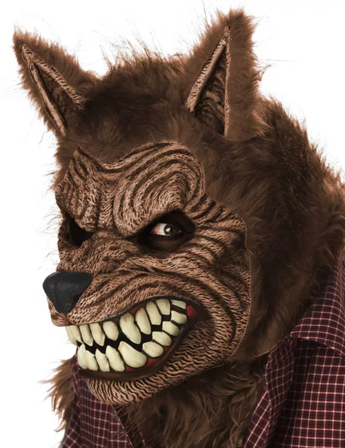 Photo du produit Masque animé loup garou adulte