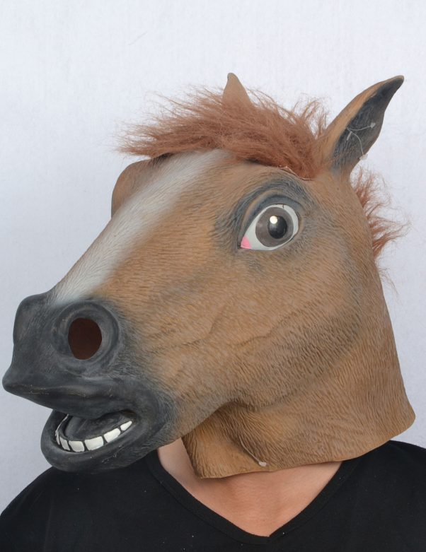 Photo du produit Masque cheval marron adulte