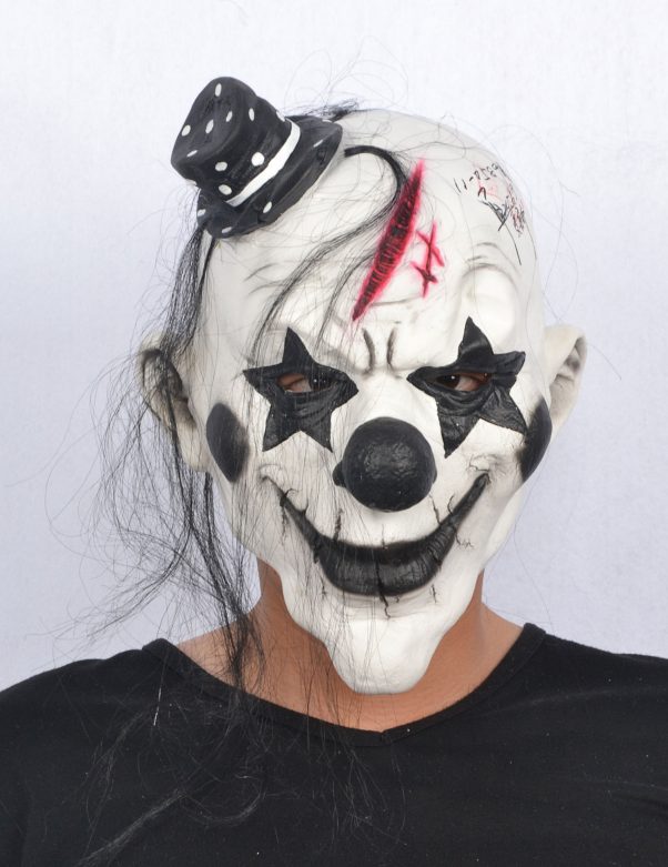 Photo du produit Masque clown rockeur effrayant adulte