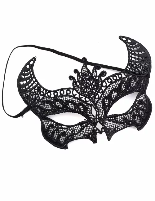Photo du produit Masque dentelle noir femme
