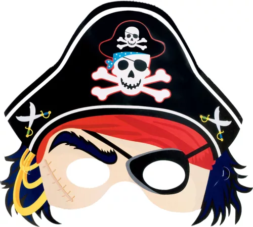 Photo du produit Masque en carton de pirate enfant