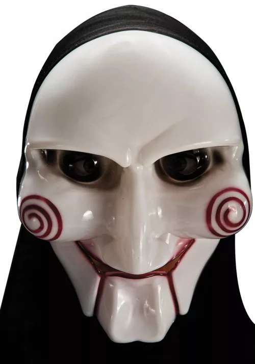 Photo du produit Masque tueur psychopathe avec capuche adulte