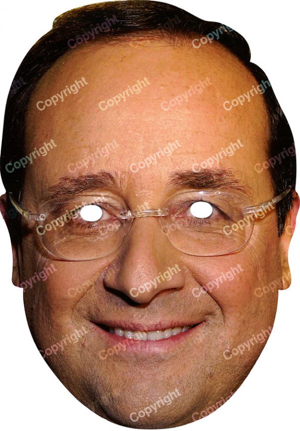 Photo du produit Masque carton François Hollande