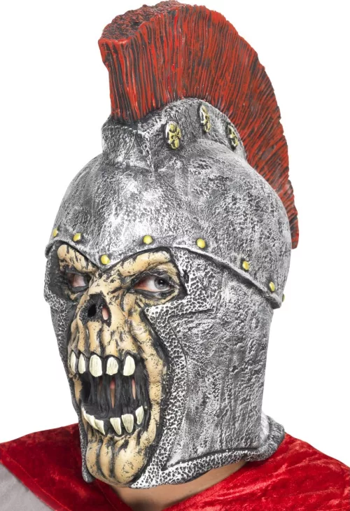 Photo du produit Masque intégral squelette combattant romain adulte Halloween