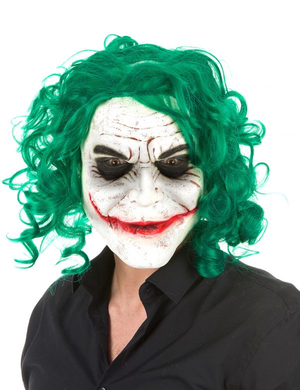 Photo du produit Masque latex arlequin psychopathe adulte Halloween
