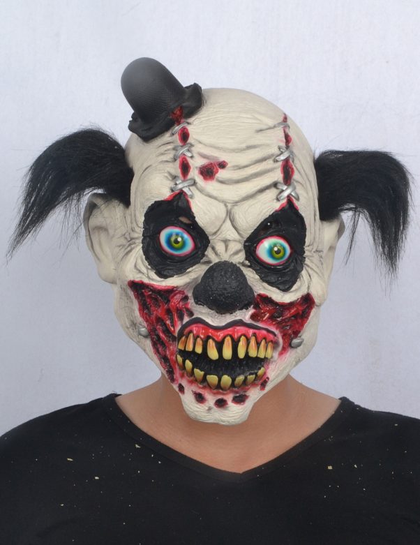 Photo du produit Masque latex clown sanglant adulte Halloween