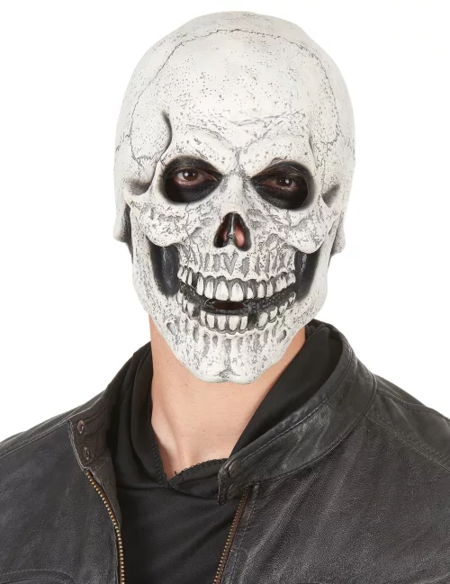 Photo du produit Masque latex squelette moqueur adulte