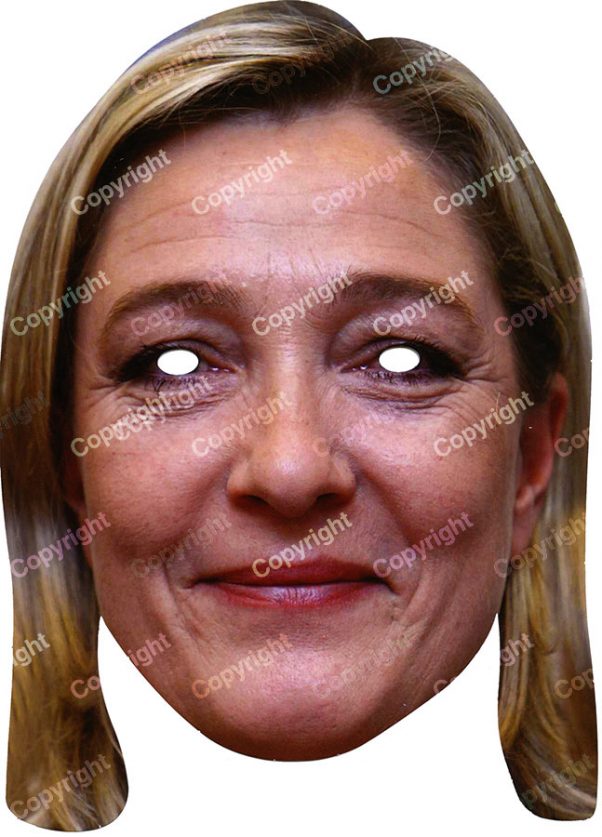 Photo du produit Masque carton Marine Le Pen