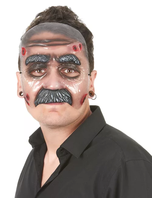Photo du produit Masque transparent homme moustachu adulte