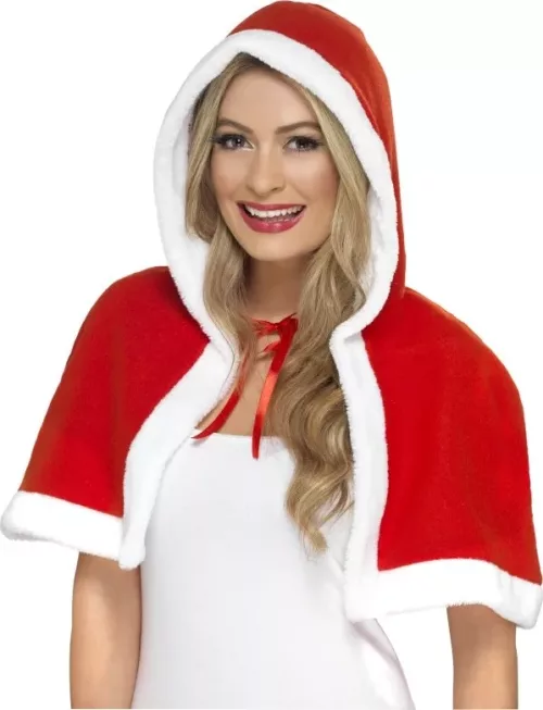 Photo du produit Mini cape Mère Noël adulte