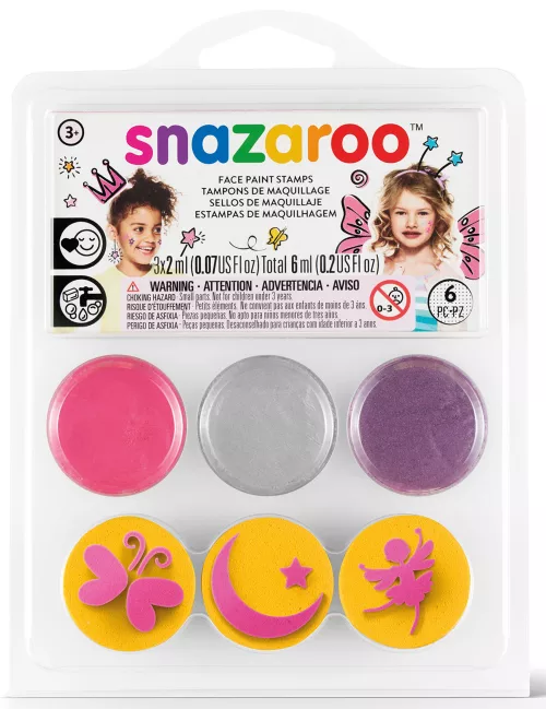 Photo du produit Mini kit maquillage et tampons modèle fées & papillons Snazaroo