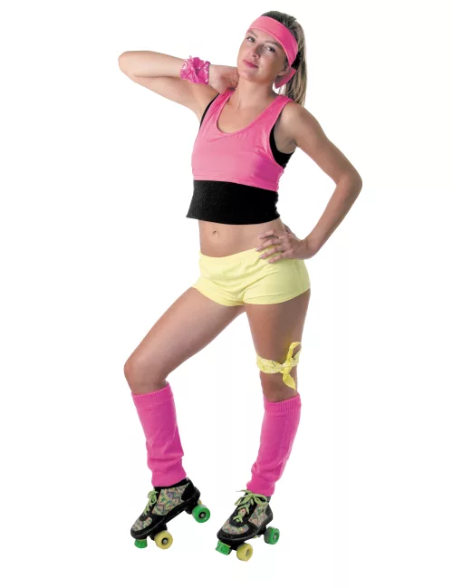 Photo du produit Mini short jaune fluo femme