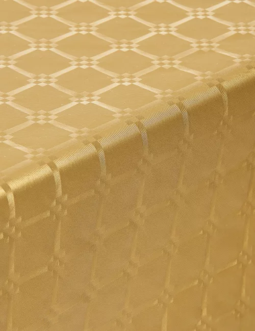 Photo du produit Nappe en rouleau papier damassé or 6 mètres