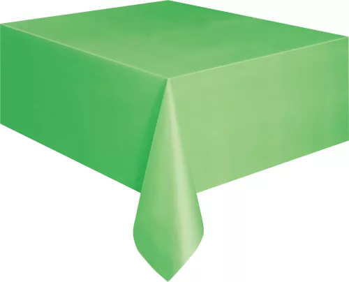 Photo du produit Nappe rectangulaire en plastique vert citron