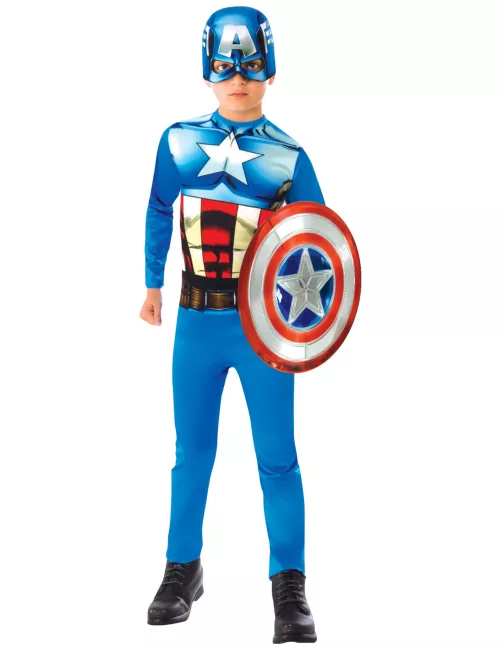 Photo du produit Coffret classique Captain America avec bouclier garçon
