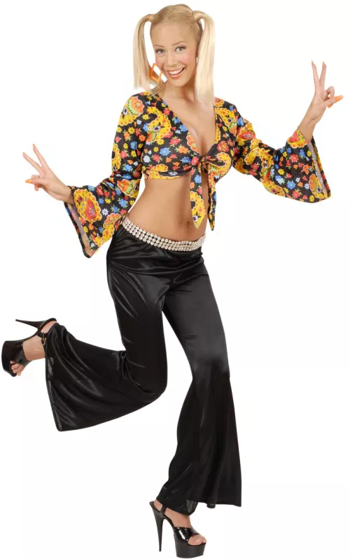 Photo du produit Pantalon pattes d'éléphant disco femme