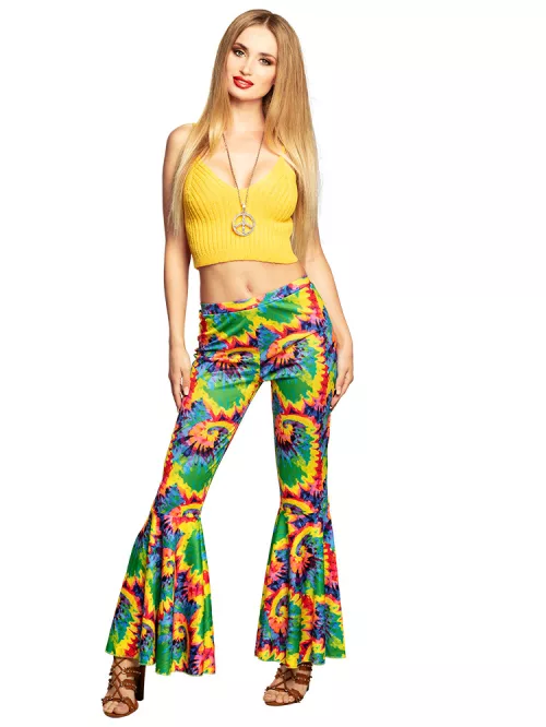 Photo du produit Pantalon pattes d'éléphant hippie adulte
