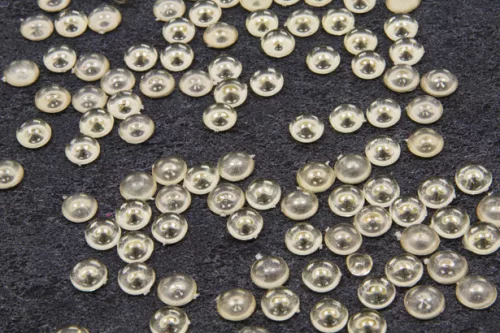 Photo du produit Perles effet goutte de pluie ivoire