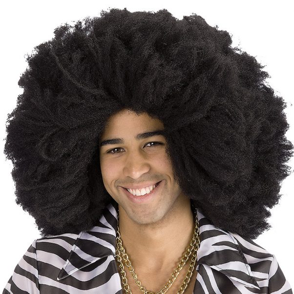 Photo du produit Maxi perruque afro noire adulte