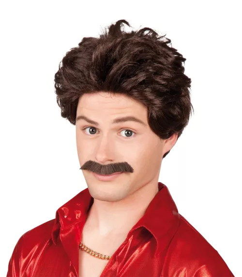 Photo du produit Perruque avec moustache homme