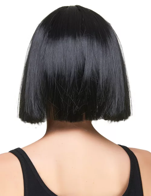 Photo du produit Perruque carré noire à frange femme