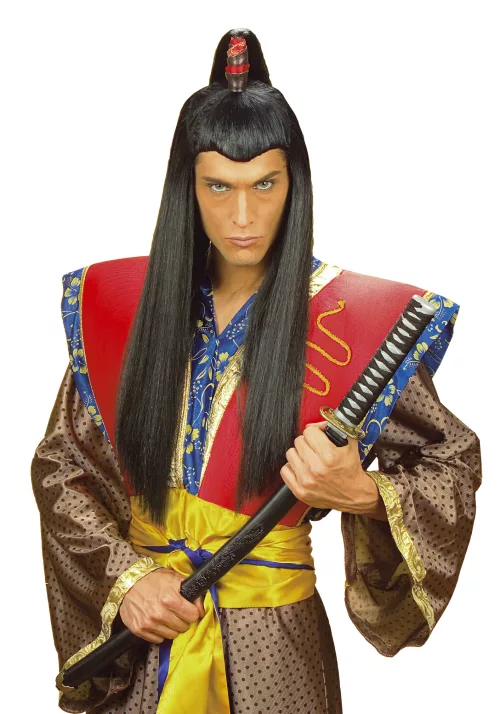 Photo du produit Perruque samouraï homme