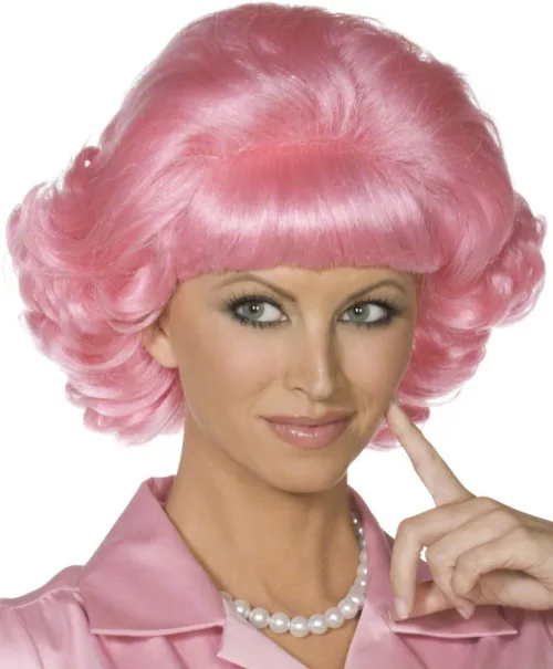 Photo du produit Perruque rose Grease femme