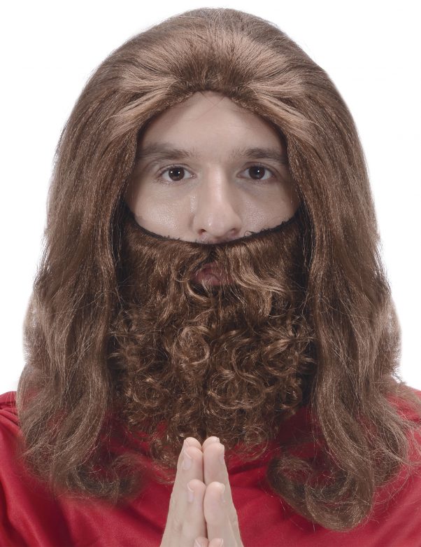 Photo du produit Perruque avec barbe Jésus homme