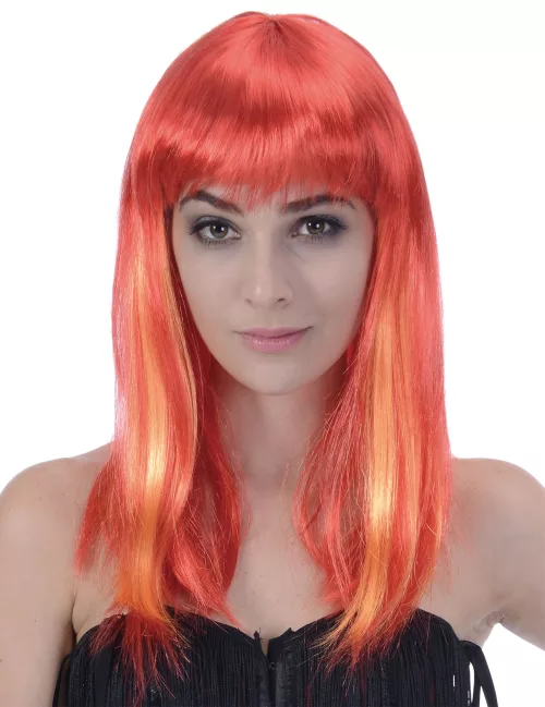 Photo du produit Perruque longue cheveux rouges femme