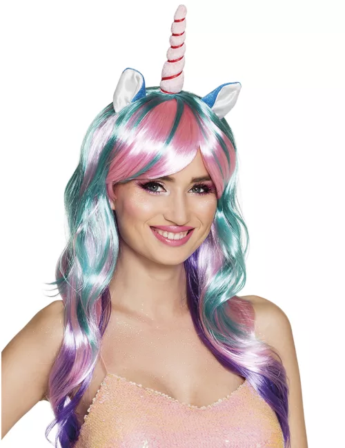 Photo du produit Perruque longue licorne des rêves femme