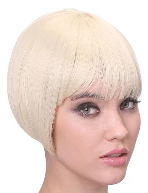 Photo du produit Perruque luxe blonde courte femme