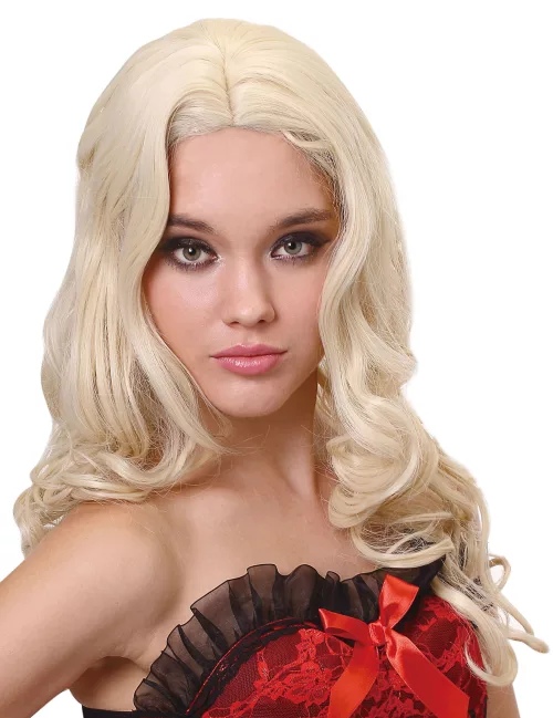 Photo du produit Perruque luxe blonde longue bouclée femme - 251g