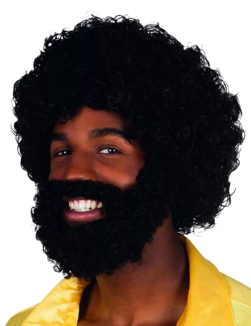 Photo du produit Perruque Mambo avec barbe et moustache Adulte