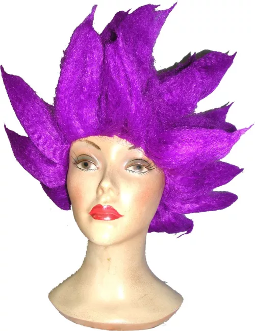 Photo du produit Perruque manga violette adulte