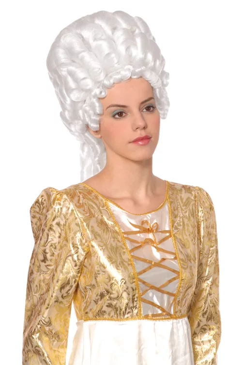 Photo du produit Perruque blanche Marie Antoinette femme