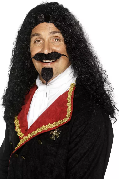 Photo du produit Perruque mousquetaire bouclée homme