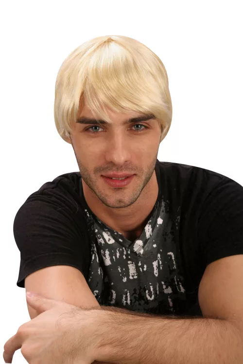 Photo du produit Perruque de playboy blond