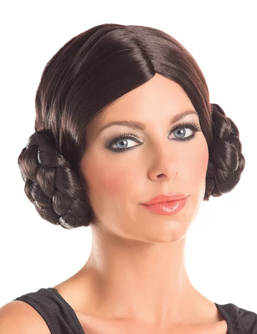 Photo du produit Perruque princesse guerrière de l'espace femme - 290g