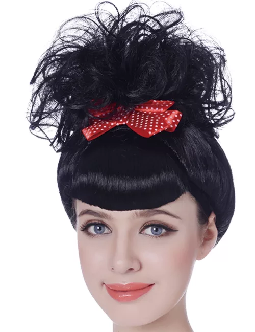 Photo du produit Perruque rétro avec foulard femme