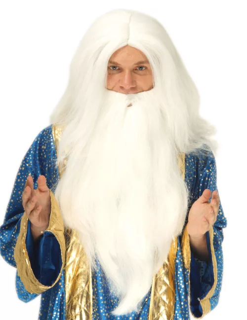 Photo du produit Perruque sorcier avec barbe homme