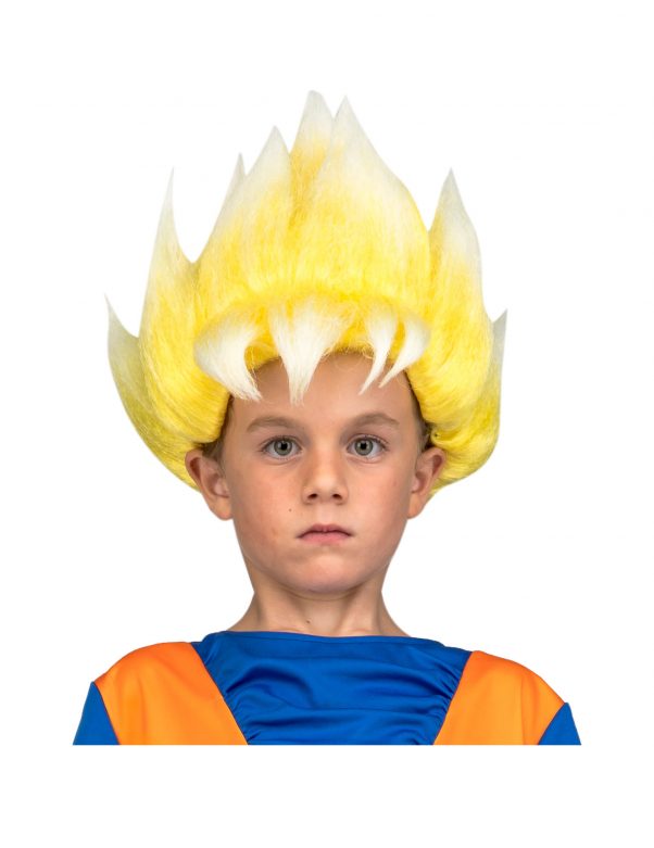Photo du produit Perruque Super Saiyan Goku Dragon Ball enfant