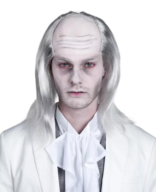 Photo du produit Perruque zombie blanc homme Halloween